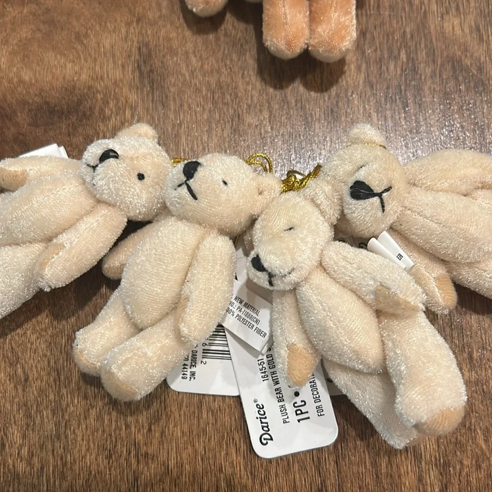 Homecoming 15-3” jointed assorted colors 3 2.5” Jointed Bears Mum & Garter